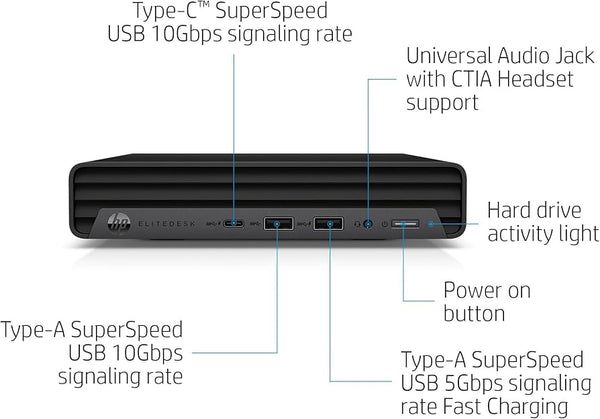 Ultimate Deal | HP ELITEDESK 800 (G6) DM/Micro/Tiny Form Factor PC - Intel i5-10500T Core i5 2.3GHz CPU | Scratch and Dent