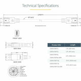 Bundle of 2 | StarTech.com 6ft (2m) DisplayPort 1.2 Cable - 4K x 2K Ultra HD VESA Certified DisplayPort Cable - DP to DP Cable (DISPLPORT6L)