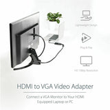 StarTech.com 1080p 60Hz HDMI to VGA High Speed Display Adapter - Active HDMI to VGA (Male to Female) Video Converter for Laptop/PC/Monitor (HD2VGAE2)