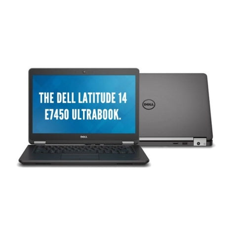 DELL LATITUDE E7450 Ultrabook PC - 14" Display - Intel i7-5600U Core i7 2.6GHz CPU - 256GB SSD - 8GB RAM - OS Installed