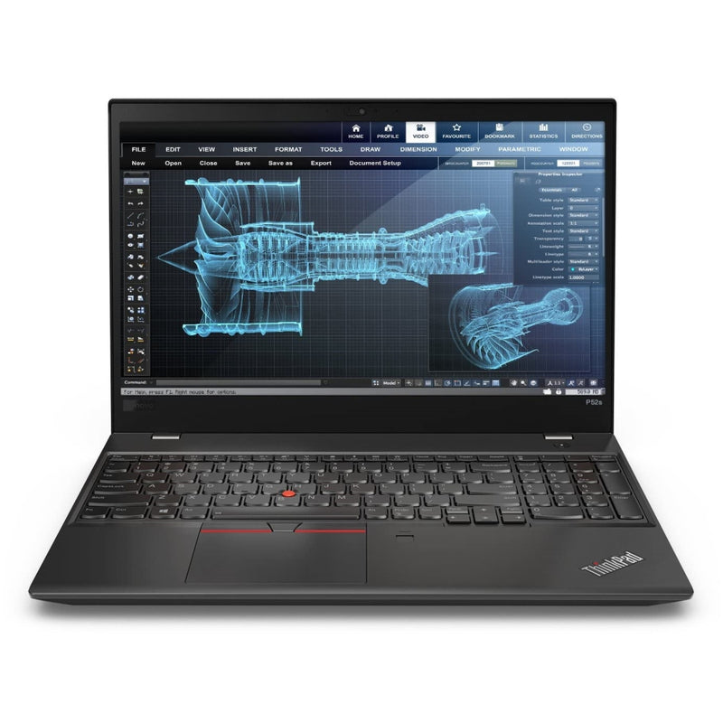 LENOVO THINKPAD P52S Notebook PC - 15.6" Display - Intel i5-8350U Core i5 1.7GHz CPU